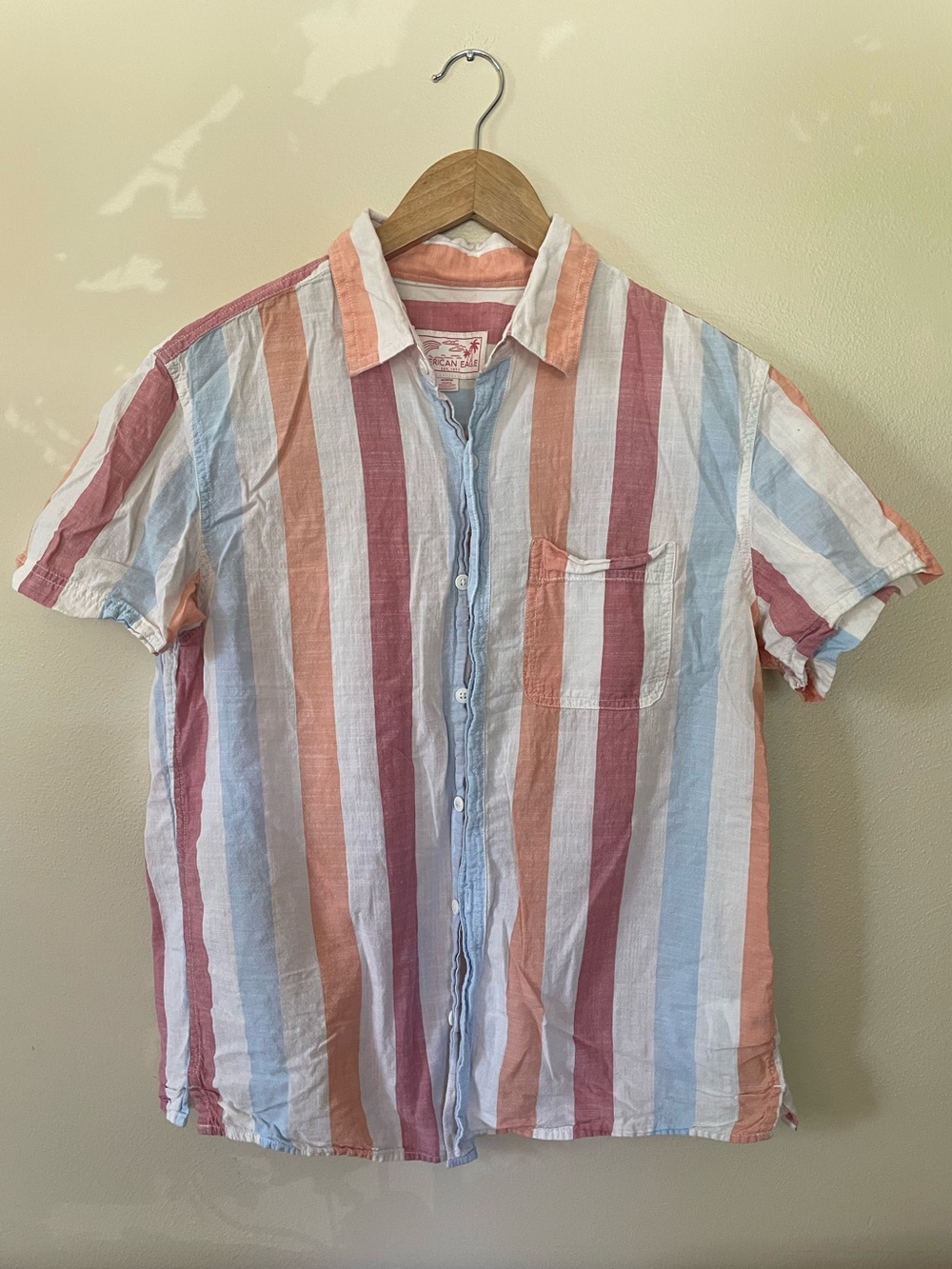 AE Striped Button Up - Picture 2 of 4